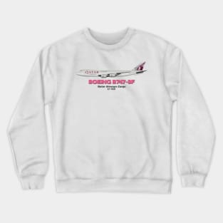 Boeing B747-8F - Qatar Airways Cargo Crewneck Sweatshirt